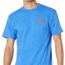 Quiksilver Men's Run Around Town Short Sleeve Tee Shirt MEDIUM M BLUE NEW
