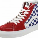 Vans Mens US SK8 HI BMX Checkerboard True Blue RED Size 9.5 12