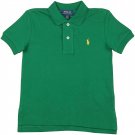 BOYS Polo Ralph Lauren Mesh Polo Shirt Short Sleeve Resort GREEN 6, M L XL