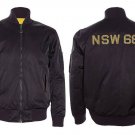 NIKE SPORTSWEAR NSW REVERSIBLE DESTROYER JACKET XS BLACK YELLOW 443877 010 MA-1