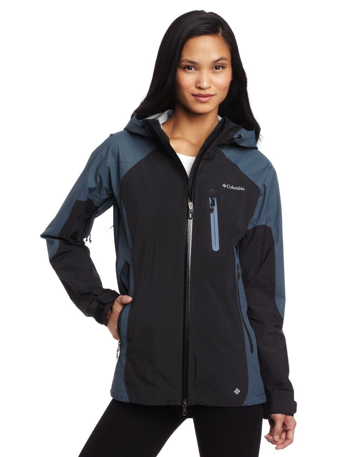 COLUMBIA Compounder II 2 Shell jacket Omni-Dry waterproof XS NWT women's BLACK