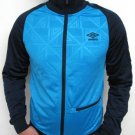 NEW UMBRO DIAMOND ICONS GRAPHIC PRINT TRACK JACKET XL $80.00 60912U MENS AQUA