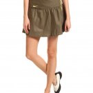 Nike Sport Golf Skirt DRI FIT DRY 14 75$ GREEN KHAKI 509166 320 TENNIS NWT