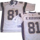 REEBOK MINNESOTA VIKINGS KOREN ROBINSON JERSEY on field L LG LARGE WHITE NFL NEW