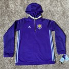 ADIDAS ORLANDO CITY MLS YOUTH HOODIE HOODED SWEATSHIRT MEDIUM M PURPLE SOCCER
