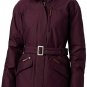 Columbia Women's Carson Pass II Jacket Thermal Reflective Warmth Black Cherry