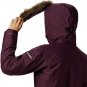 Columbia Women's Carson Pass II Jacket Thermal Reflective Warmth Black Cherry