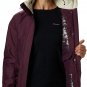 Columbia Women's Carson Pass II Jacket Thermal Reflective Warmth Black Cherry