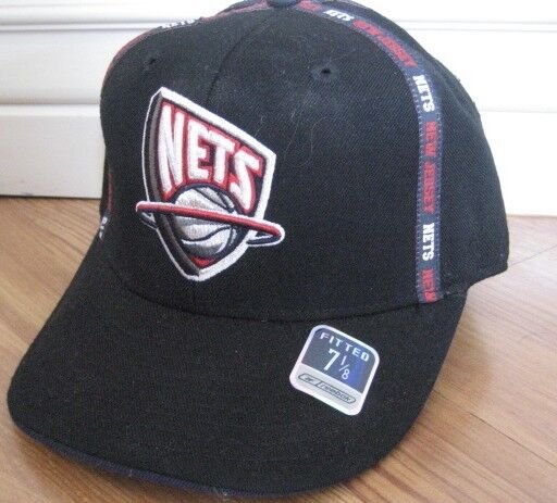 REEBOK NEW JERSEY NETS HAT CAP FITTED 7 1/8 LID NBA