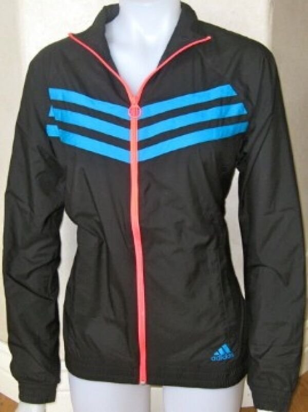 ADIDAS FS WIND JACKET TRACK TOP RUNNING XLARGE XL XLRG NEW NWT BLACK BLUE