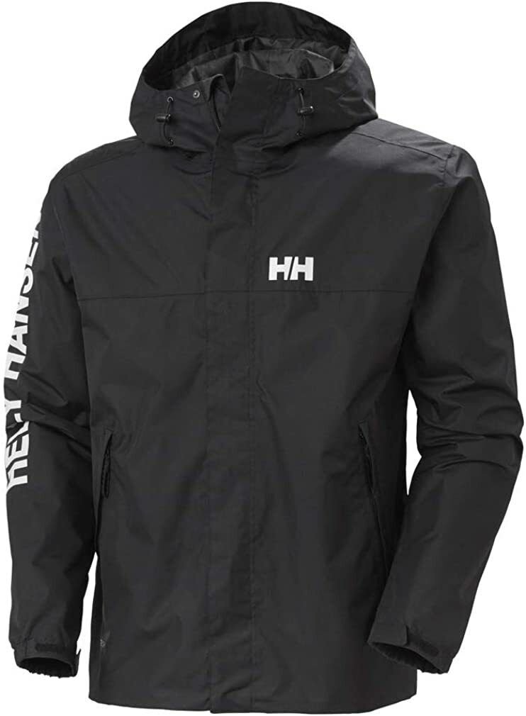 NEW Helly-Hansen Men's Ervik Jacket BLACK SMALL S 64032 992 NEW SAILING TECH NWT