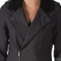 NEW Vans WOMEN'S XS PIKE Jacket BLACK GREY PARKA COAT JACK NWT $128 MOTO STYLE