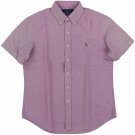 Polo Ralph Lauren Mens Classic Fit Short Sleeve Oxford Shirt FADED RED XXL 2XL