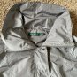 NEW LRL Lauren Ralph Lauren LIGHT GREY HOODED RAIN JACKET 17587 S NWT $150