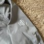 NEW LRL Lauren Ralph Lauren LIGHT GREY HOODED RAIN JACKET 17587 S NWT $150