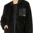 Vans Womens Misty Fog Shearling Jacket Black XS S M
