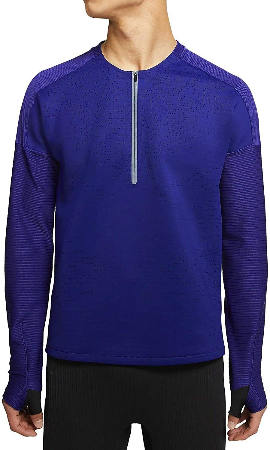 Nike Tech Pack Men's Long-Sleeve Running Hybrid Top Cj5741-590 purple M L XL new