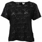 New Vans Womens SMALL Collision Short Sleeve Tunic Shirt Top Blouse LACE