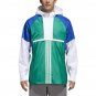 NEW Adidas Men's ID Woven Shell Anorak Pullover Hooded Windbreaker Jacket L 2XL