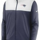 Nike New England Patriots NFL Full Zip Jacket Navy Blue Gray NKB6-006Y Size XXL