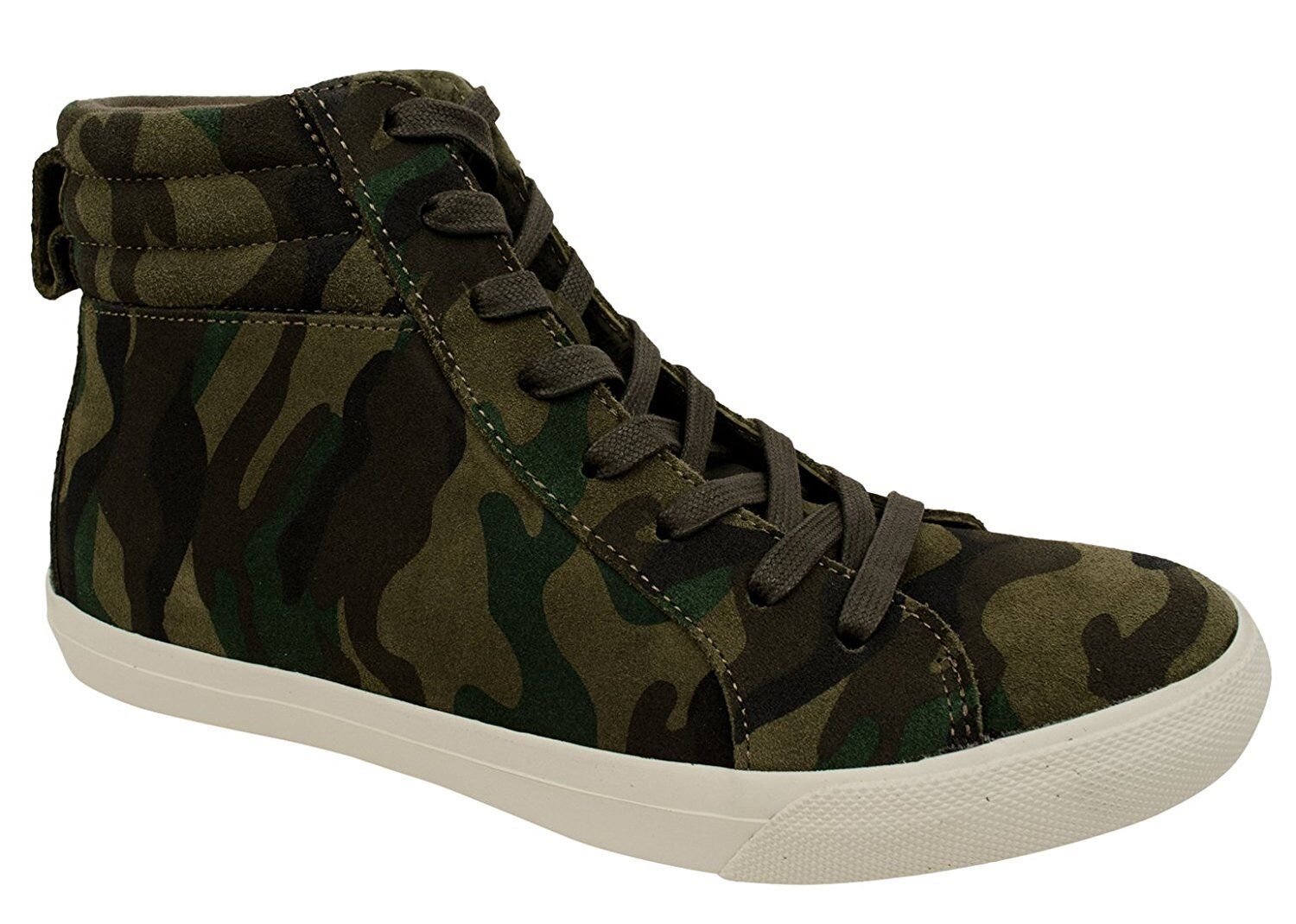 Polo Ralph Lauren Men's Gaven Camo Print Suede High-Top Sneakers 10