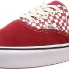 Vans COMFYCUSH ERA (Tear Check) Racing RED/True White Check 8 11.5 Men