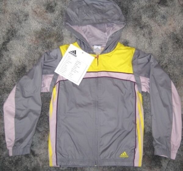 NEW ADIDAS ORIGINAL TRACK TRAINING JACKET YTH M PURPLE