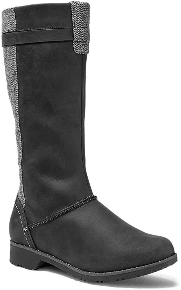 Eddie Bauer Women's Trace Boot RAVEN BLACK GREY BOOOTS US SIZE 11 NEW