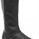 Eddie Bauer Women's Trace Boot RAVEN BLACK GREY BOOOTS US SIZE 11 NEW LEATHER