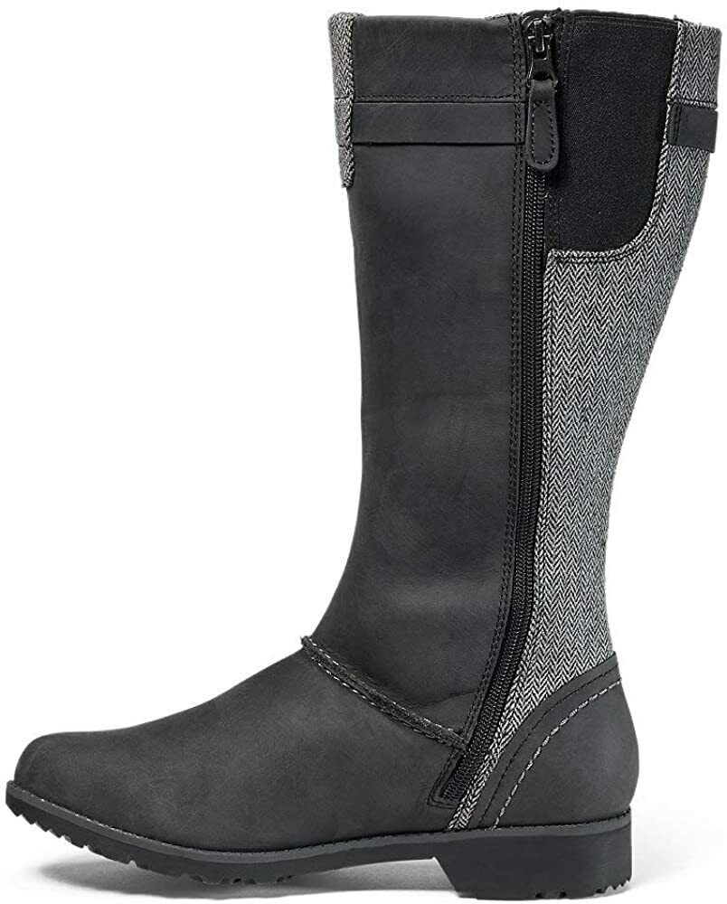 Eddie Bauer Women's Trace Boot RAVEN BLACK GREY BOOOTS US SIZE 11 NEW