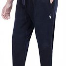 New Polo Ralph Lauren Mens Fleece Pants Polo Black Small Sm S NWT track