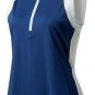 adidas Women's Colorblock Sleeveless Golf Top Dark Navy L Large