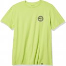 Quiksilver Men's TIME CIRCLE Short Sleeve Tee Shirt GREEN GLOW LARGE L NEW NWT