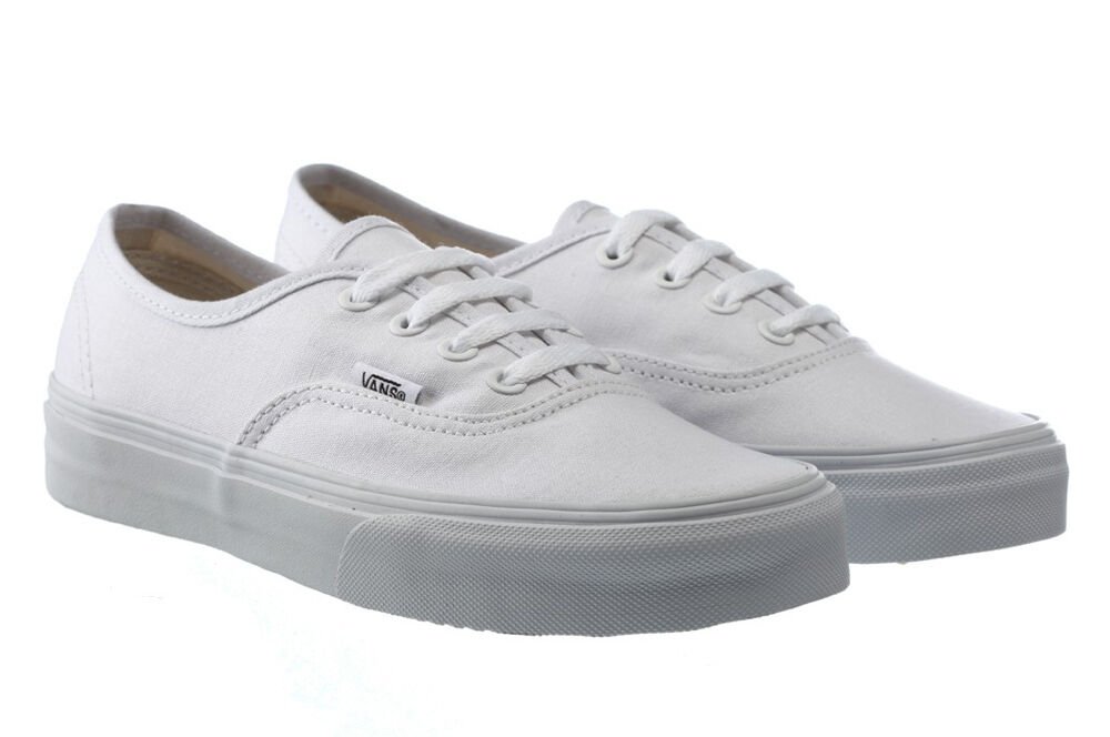 NEW VANS AUTHENTIC TRUE WHITE SHOES KIDS US 2.5 UK 2 EUR 33 CM 20.5