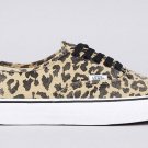 NEW VANS AUTHENTIC VAN DOREN MENS 3.5 4 WOMENS 5 5.5 LEOPARD SHOES BLUE NIB