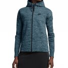 New NIKE Sportswear Tech Knit Women’s Jacket Squadron blue black 835641 464