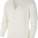 Nike Dri-FIT Player Men's Golf Cardigan BV0394-133 Size XL OR XXL white sweater