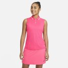 Womens XL Nike Dri-Fit Victory Sleeveless Golf Polo Peach BV0223 639 NWT PINK