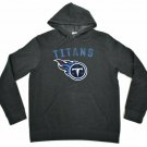 Majestic NFL Mens Tennessee Titans Football Hoodie 2XL XXL HOODY GREY DISTRESSED