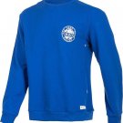 NEW MENS S ADIDAS  HZO crew fleece f50172 wr /water repellant true blue H20