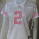 NIKE BYU COUGARS BRIGHAM YOUNG JERSEY WOMENS S SMALL SM (4-6) #2 PINK NEW NWT
