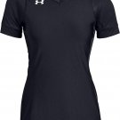 Under Armour Women's M BLACK Volleyball Powerhouse Short Sleeve Jersey SHIRT