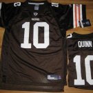 REEBOK CLEVELAND BROWNS QUINN JERSEY ON field YOUTH XL