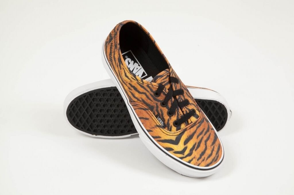 VANS AUTHENTIC TIGER BROWN TRUE WHITE SHOES MENS 3.5 WOMENS 5 21.5 CM era SKATE
