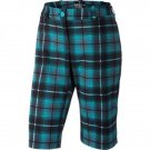 Nike GOLF Womens MODERN RISE PLAID DRI FIT SHORTS 508276 444 SZ SIZE 2 $75 AQUA