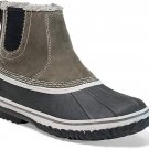 Eddie Bauer Women's Hunt Pac Slip-On PACK CINDER GREY WINTER WATERPROOF BOOTS