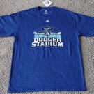 LA DODGERS DODGER STADIUM T SHIRT JERSEY S MAJESTIC SM SMALL ROYAL BLUE