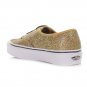 NWOB VANS AUTHENTIC GLITTER GOLD MICRO DOTS SHOES MENS 3.5 WOMENS SZ 5 21.5 CM