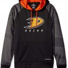 MAJESTIC NHL Men's Penalty Shot Long Sleeve Fleece Hoodie ANAHEIM MIGHTY DUCKS S