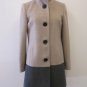 NWT ELLEN TRACY ANGORA WOOL BLEND COLORBLOCKED COAT JACKET $460 WOMENS SZ 12 NEW